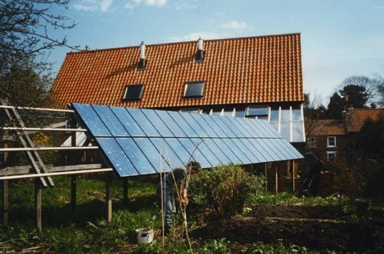 The Autonomous House, Southwell, Nottinghamshire, UK designed by Robert & Brenda Vale, 1993