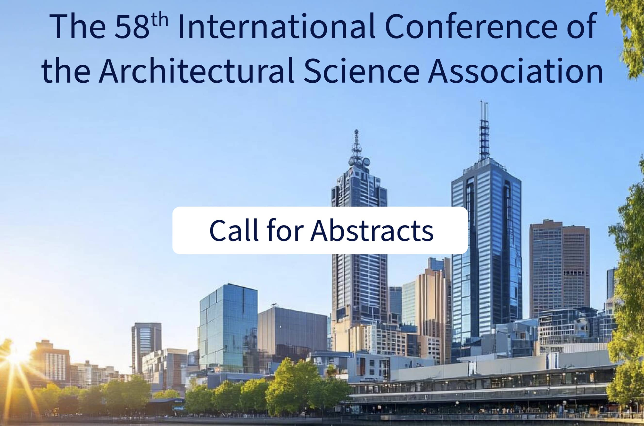 Architectural Science Association: Call for Abstracts