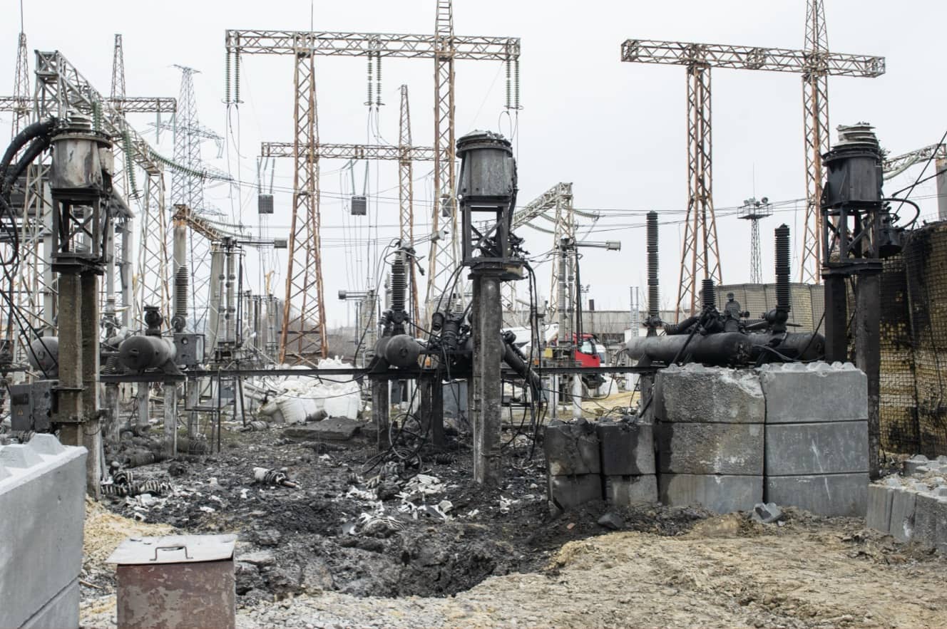 War damaged energy infrastructure in Ukraine. Courtesy: Shutterstock